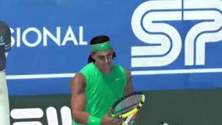 Virtua Tennis 2009-gameplay Federer vs Nadal