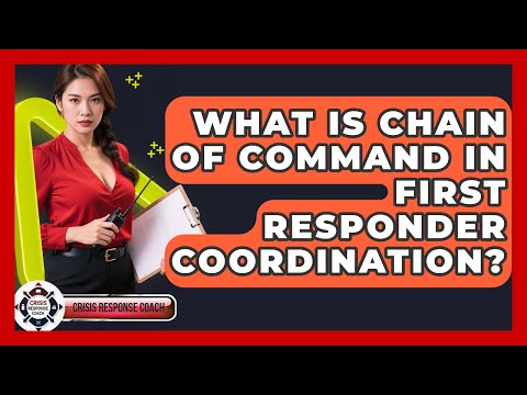 What Is Chain Of Command In First Responder Coordination? - Crisis Response Coach
