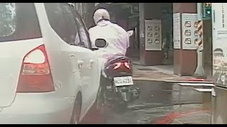 【車禍影片】拼了命都要鑽….（2025.03.05 台北市信義區基隆路二段