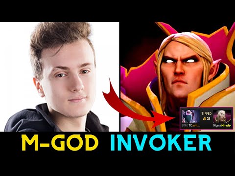 Miracle- Signature hero (Invoker) Even Enemy "TA" Amazed and tipped "M-GOD" | DOTA 2 MICRO