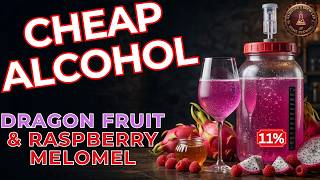 How To Make 11% Alcohol (Dragon Fruit & Raspberry Melomel)