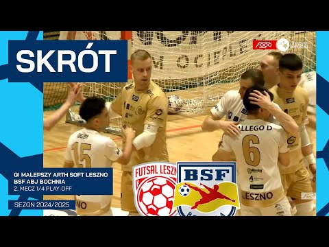 GI Malepszy Arth Soft Leszno - BSF ABJ Bochnia |4:4, 5:4k|  | SKRÓT | 2. mecz ĆWIERĆFINAŁ (2024/25)