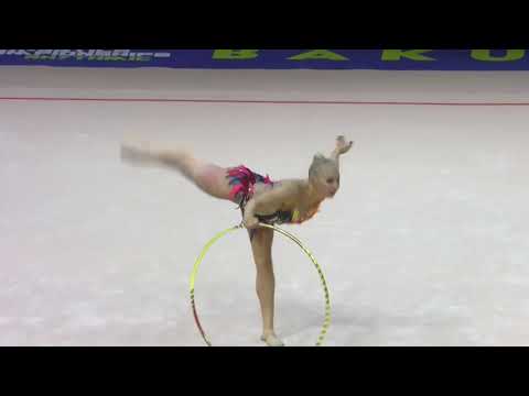 European Championship Baku 2019   Kseniya Moustafaeva Hoop Qualification