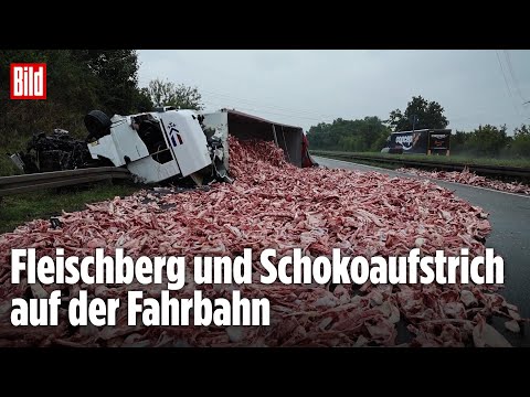 A7: Schwerer LKW-Unfall blockiert Autobahn