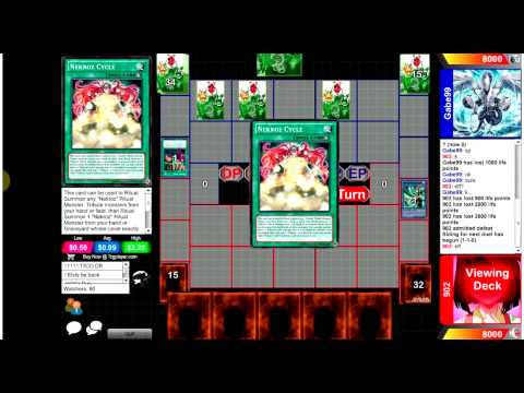 Competitive Yugioh Duels : Qliphort vs Nekroz - Worst Nekroz player ever ? MST NEGATE ?
