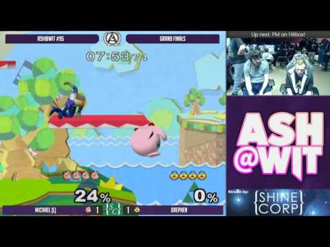 Michael (Puff) vs Drephen (Sheik) - ASH@WIT #95 Melee Grand Finals