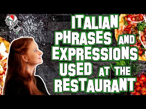 Italienischstunde 18 | Italienische Sätze und Ausdrücke im Restaurant