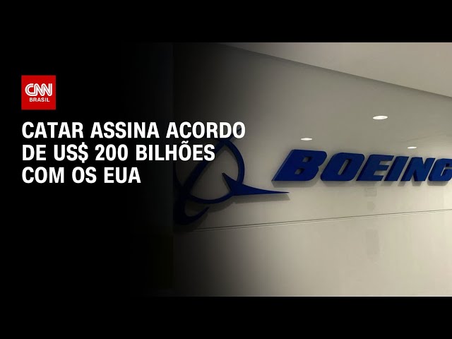 Catar e EUA assinam acordo bilionário para a compra de jatos da Boeing | CNN 360º