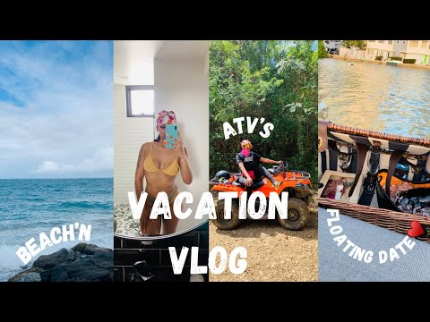 TRAVEL VLOG: SAN JUAN PR 🇵🇷| ATV’S | FLOATING DATE + CHARCUTERIE | DRINKS ON THE BEACH￼
