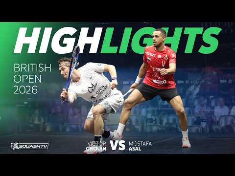 🇫🇷 Crouin v Asal 🇪🇬 | British Open 2026 | QUARTER FINAL HIGHLIGHTS