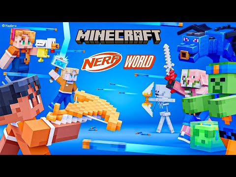 Minecraft x NERF World DLC - Full Game Walkthrough