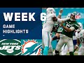Jets vs. Dolphins Week 6 Highlights | NFL 2020