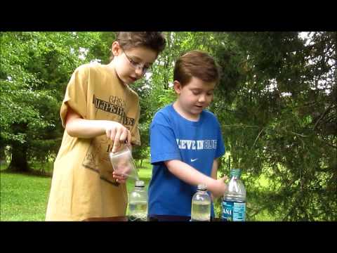 The Rad Scientists- Oil and water experiment (easy-at home- science experiments- for kids)