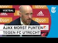 Ten Hag geïrriteerd na gelijkspel Ajax: ‘Dat is allemaal kul!’