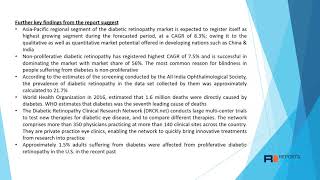 diabetic retinopathy market By Reports And Data