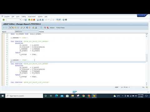 Display Two ALV's in a Report in SAP ABAP