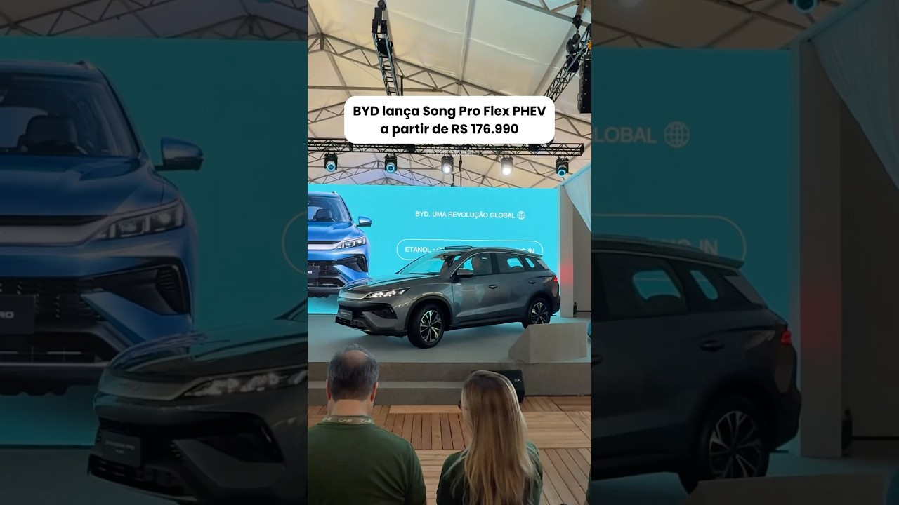 BYD lança Song Pro Flex PHEV a partir de R$ 176.990 | Canal Carsughi #shorts