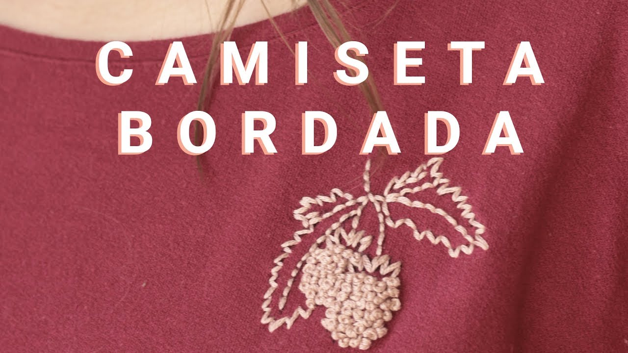 Tutorial #41 Como bordar camiseta de malha