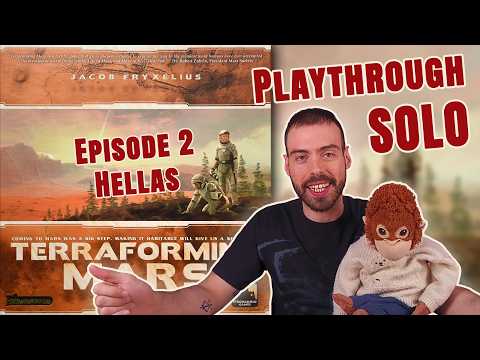 Terraforming Mars | Solo Playthrough | Episode 2: Hellas | Proof you can win with bad cards
