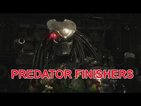 Mortal Kombat X - Predator Finishers - Fatality,Brutality