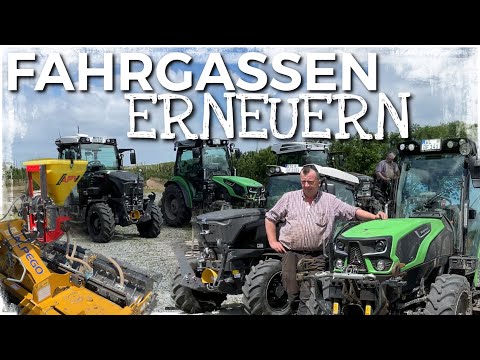 Obsthof Raddatz - Fahrgassen wieder auf VORDERMANN bringen I DEUTZ-FAHR I FENDT I RENAULT