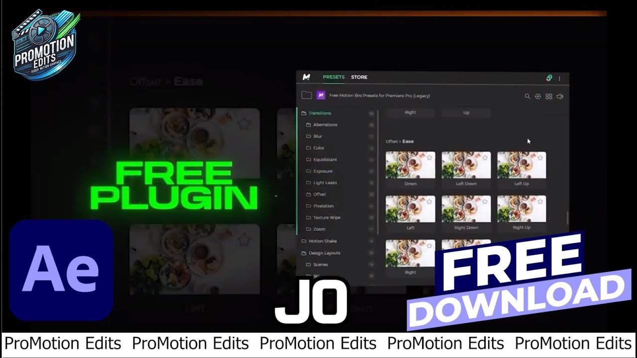 Motion Bro 4 Packs Collection 2025 Updates After Effects & Premiere Pro Free Download