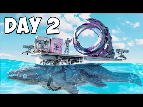 Upgrading My Mosasaurus To Tek SOLO On Day 2