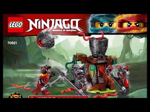 LEGO Ninjago The Vermillion Attack 70621 Instructions DIY Book