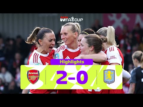 Gunners march on! 🔥 | Arsenal (2-0) Aston Villa | Fourth Round | Adobe Women's FA Cup 2025-26