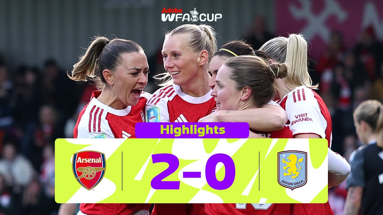 Gunners march on! 🔥 | Arsenal (2-0) Aston Villa | Fourth Round | Adobe Women's FA Cup 2025-26