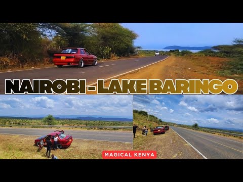 I DROVE ON A LONELY ROAD TO LAKE BARINGO IN My Sunny B13 | 4-Day Kenyan Road Trip (Day 1)