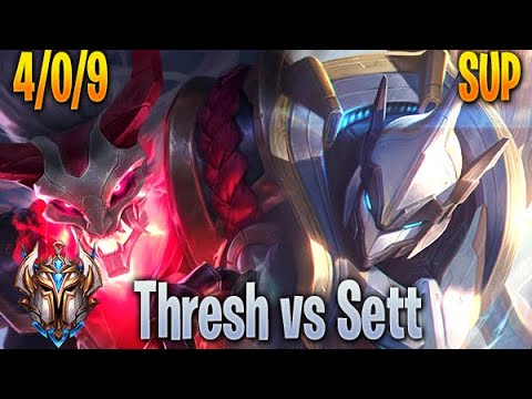 Thresh vs Sett Support - KR Challenger