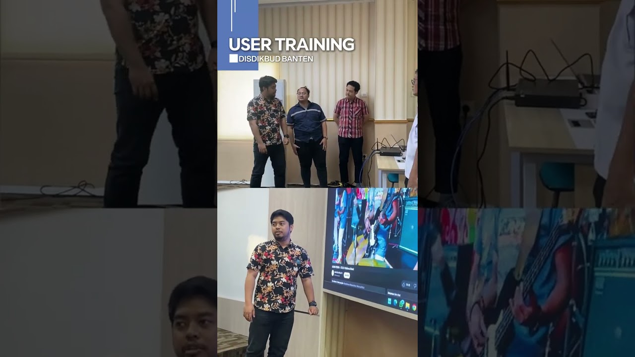 Instalasi & training videotron indoor Disdikbud Provinsi Banten #banten #videotron #LED