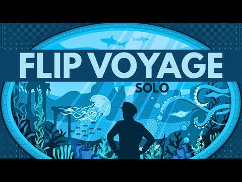 Flip Voyage | Solo Board Game Teach and Playthrough (Review copy provided)