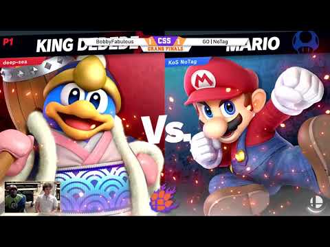 Clemson Smash Series 24 - Grand Finals - BobbyFabulous (King Dedede) vs. GO | NoTag (Mario) - SSBU