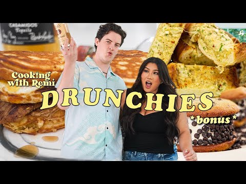 DRUNCHIES *Drunk Cooking* - Cooking With Remi ft. Cal