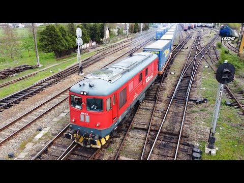 🚂🚛🚂 Trenuri Intermodale FOX Rail Intermodal Trains in Gara Episcopia Bihor Station - 27 April 2022
