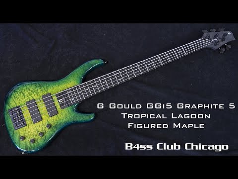 G Gould GGi5 Graphite 5, Tropical Lagoon Figured Maple - Bass Club Chicago