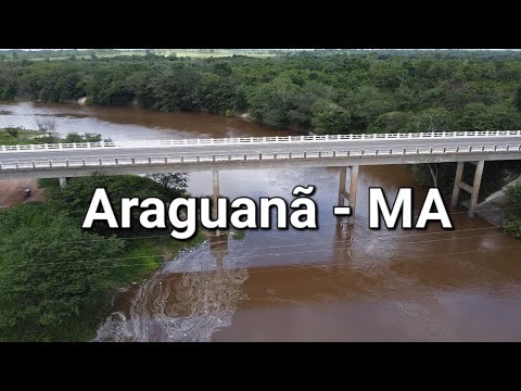 Sobrevoando a cidade de Araguanã - MA
