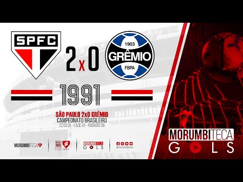 São Paulo 2x0 Grêmio - Brasileiro 1991 - rodada 09 - 22/03/1991