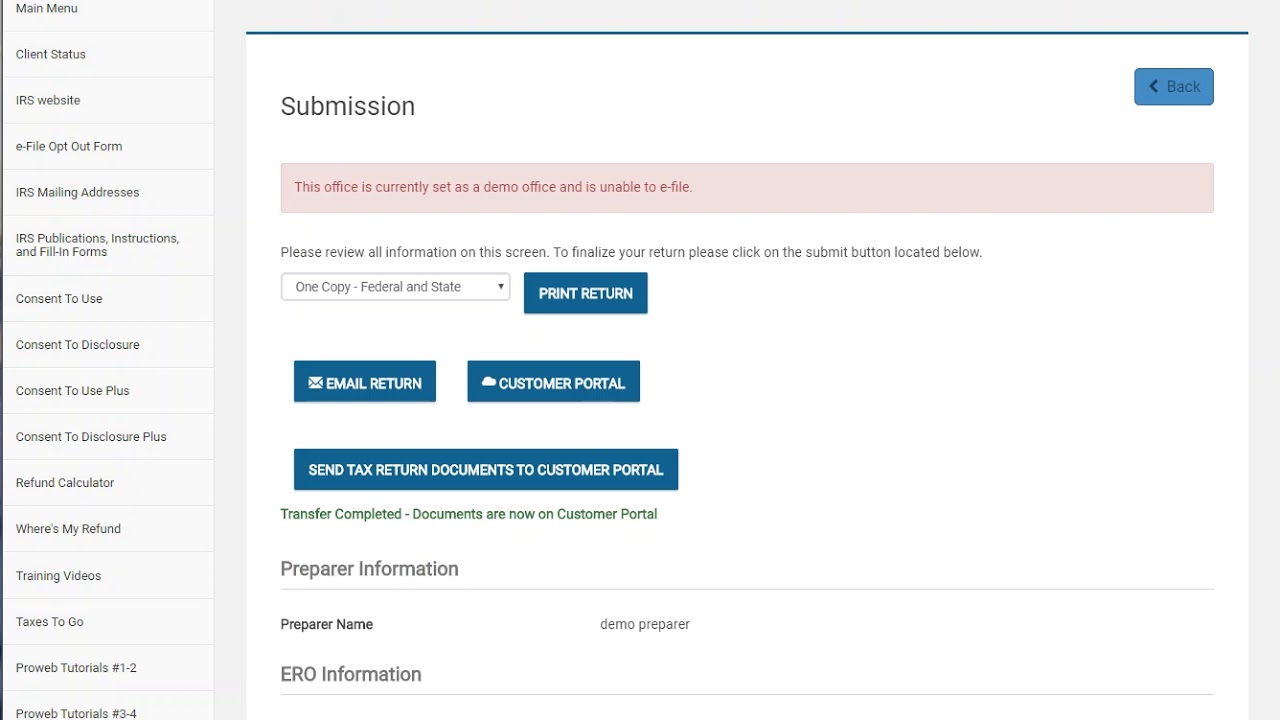 Customer Portal - Making Life Easy, for you and your client!