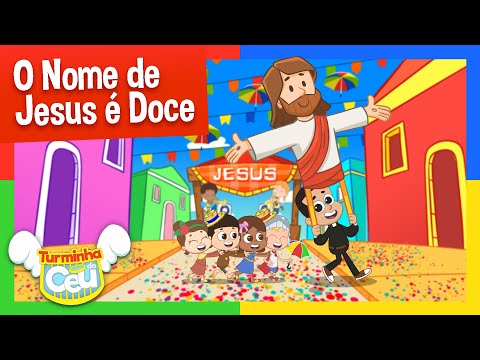 O nome de Jesus é doce  Dê um sorriso - 