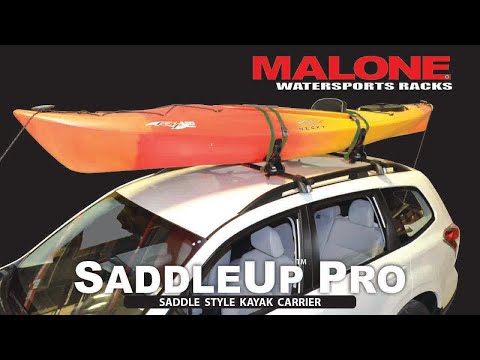 Malone Saddle Up Pro Kayak Roof Rack video poster