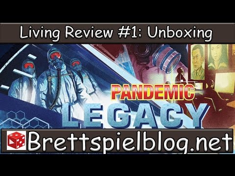 Pandemic Legacy - Unboxing !!Ohne Spoiler!! (nominiert zum Kennerspiel des Jahres 2016)