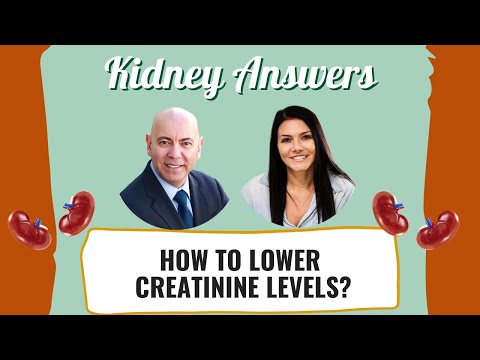 How to lower your creatinine level?