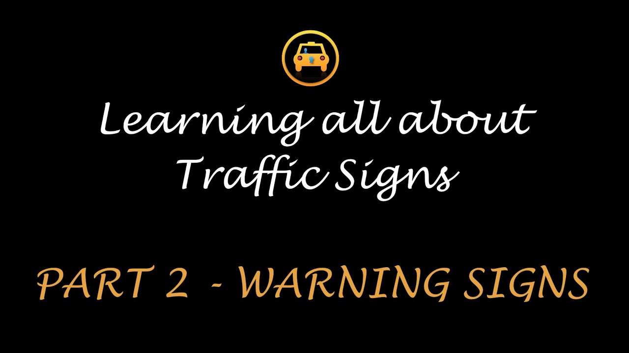 Traffic Signs (Part-2) || Warning Signs || USA