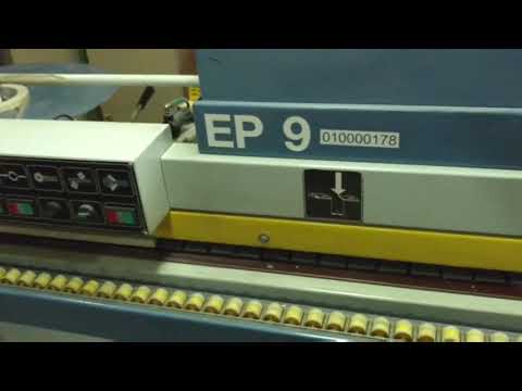 Работа кромкооблицовочного станка EP - 9