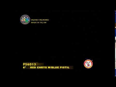 SB150CH01 - 6 INCH SHELL - WIZARD FIREWORKS - PS6013