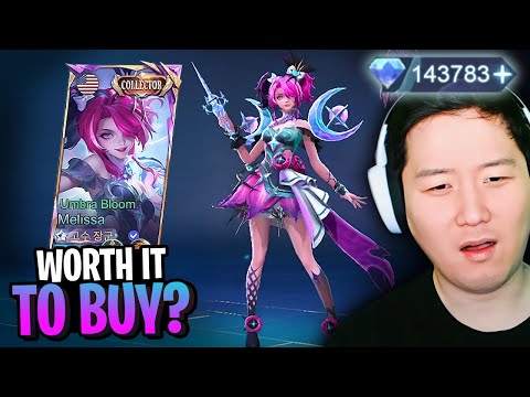 Worth it to buy? How much is the new Melissa collector skin? Umbra Bloom | Mobile Legends