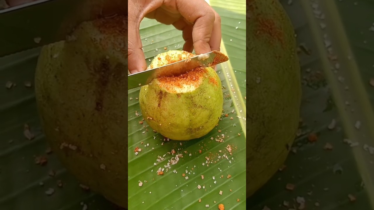 traditional fresh Guava masala 😋#shorts #youtubeshorts #food #tranding #food
